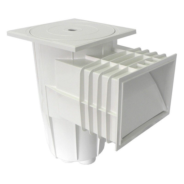 Skimmer with square lid