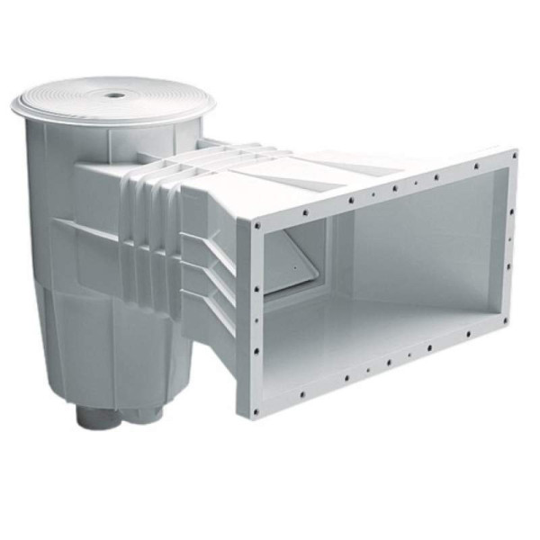 Skimmer for liner and prefabricated pools.