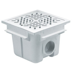 Square ABS grating drain - 1
