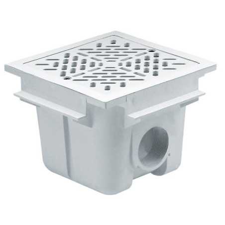 Drain à grille carrée en ABS - 1