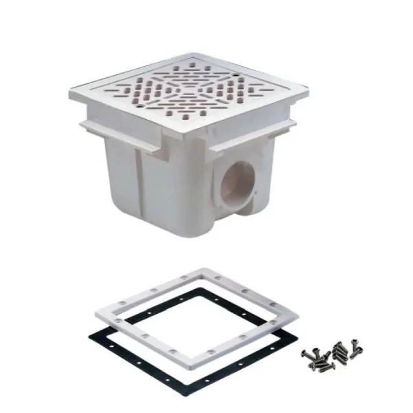 Square ABS grating drain - 1