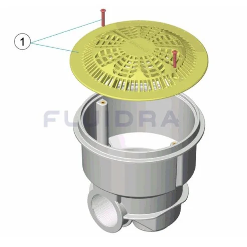 NORM concrete pool drain - 3