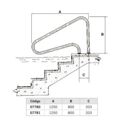Curved Handrail Exterior Anchoring - 1 2
