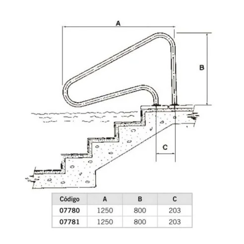 Curved Handrail Exterior Anchoring - 2