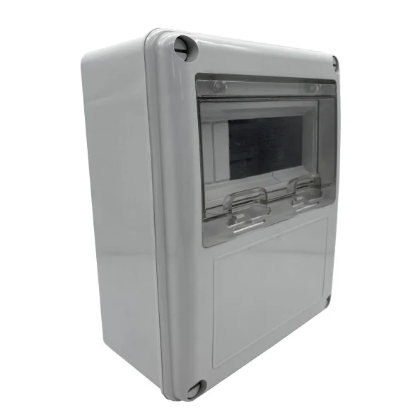 Caja de Distribución eléctrica para instalar cuadro eléctrico con visor y 8 módulos - 2 - 