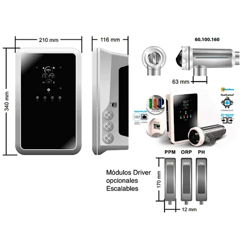 Chlorinateur au sel IDEGIS Domotic 2 - 5