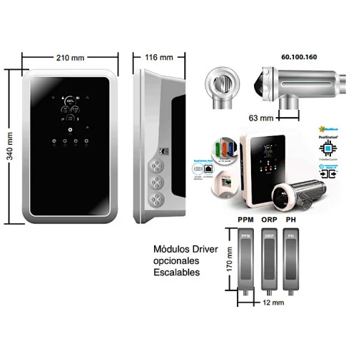 Chlorinateur au sel IDEGIS Domotic 2 - 5