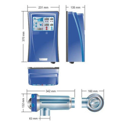 Chlorinateur au sel IDEGIS Domotic - 1 2