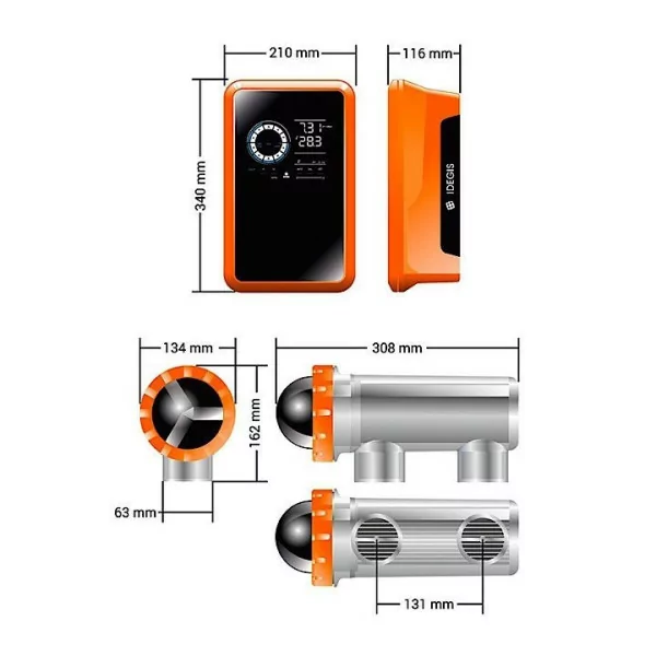 IDEGIS TECNO 2 salt chlorinator - 4