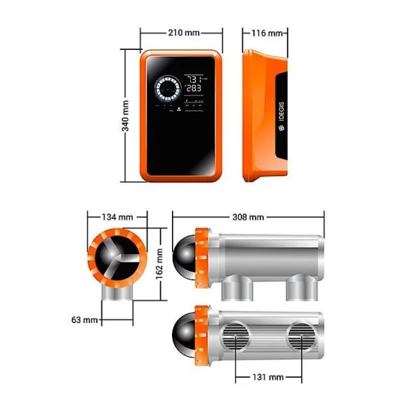 IDEGIS TECNO 2 salt chlorinator - 4