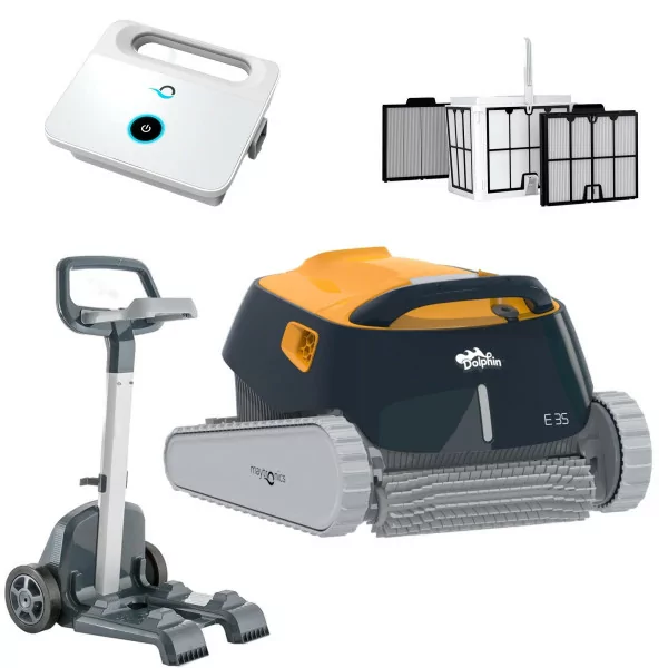 electric pool cleaner dolphin e35 with cart