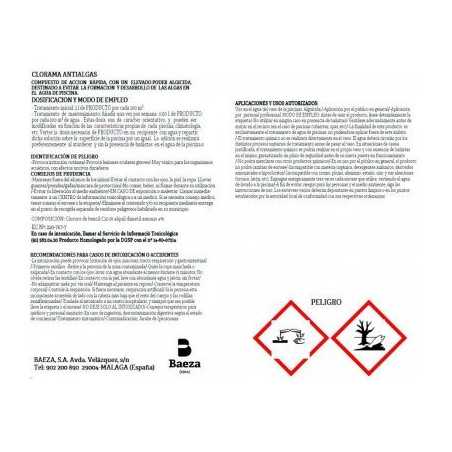 Bouteille anti-algues 5 litres - 2