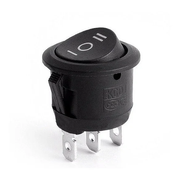 Botão de interruptor de 3 posições ON - OFF - ON - 1