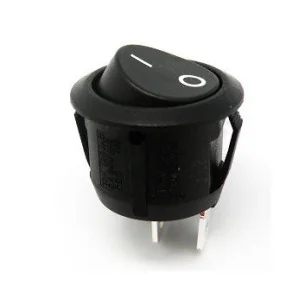 2 posições ON - botão de interruptor OFF - 1