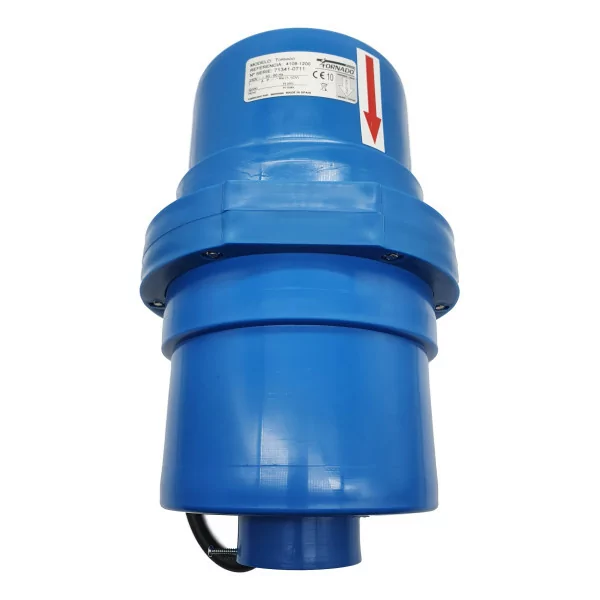 Discontinuous use blower pump for swimming pool 0,7kW 1CV - Double turbine air agitator - 1