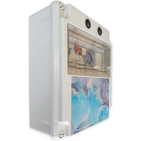 Painel eléctrico para piscina com transformador e contactor para motor adequado para clorador - 5