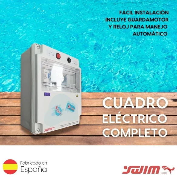 copy of Pack 2 spots à LED blanches 35W 12V AC/DC montés en surface Gamme de base pour piscine avec panneau électrique - 7