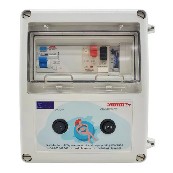 Painel eléctrico trifásico para piscina com Contactor Motor - 1