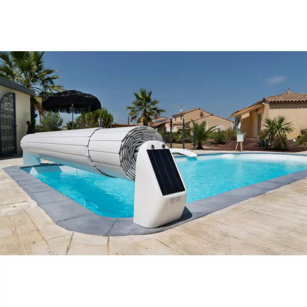  Cubierta automática solar para piscina e-Solar Swimhome Cubierta de lamas para piscina