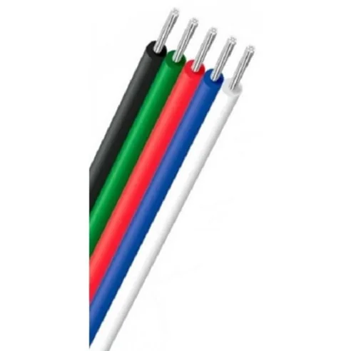 Foco LED RGBW Cable 5 hilos 12V/DC de superficie para piscina Gama Basic - 2