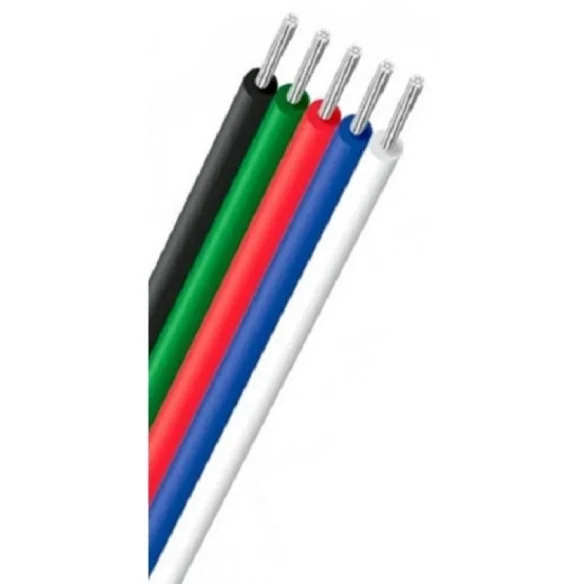 Foco LED RGBW Cable 5 hilos 12V/DC de superficie para piscina Gama Basic - 2