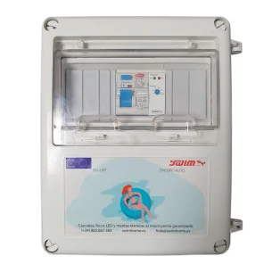 Painel de controlo de nível para piscina de transbordo com bacia de equalização - 1