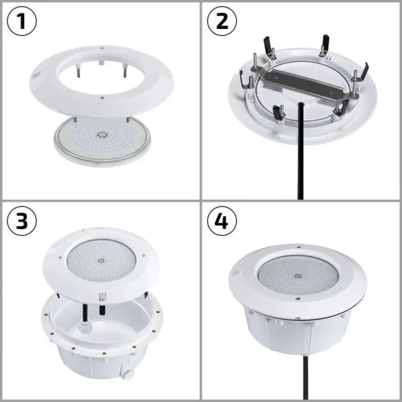 Proyector para piscina sin Nicho de Piscina completo - 7