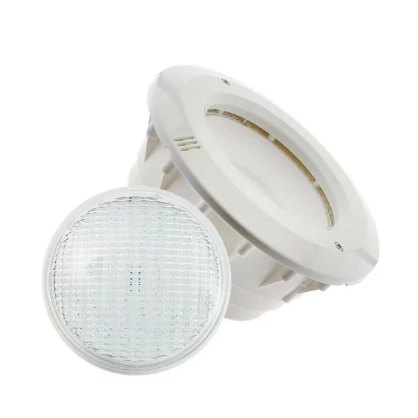 copy of PACK Niche complète pour piscine en béton + disque LED PAR56 35W en Cool White 6000K rempli de résine - 2