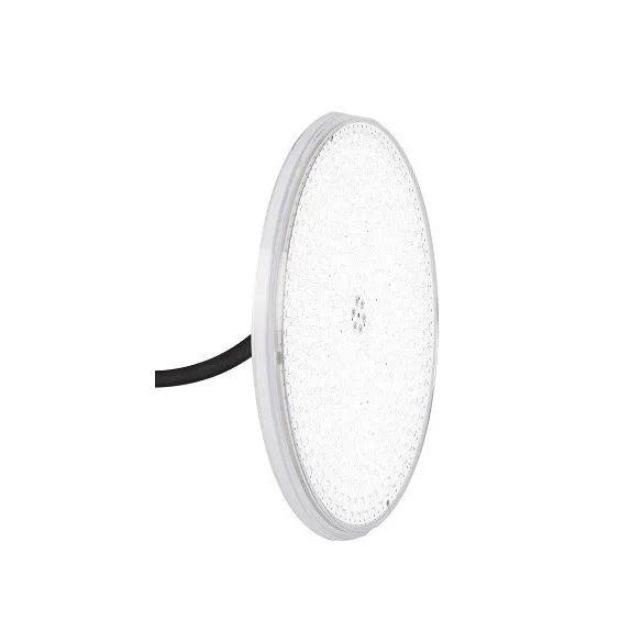 PACK Niche complète pour piscine en béton + disque LED PAR56 35W en Cool White 6000K rempli de résine - 7