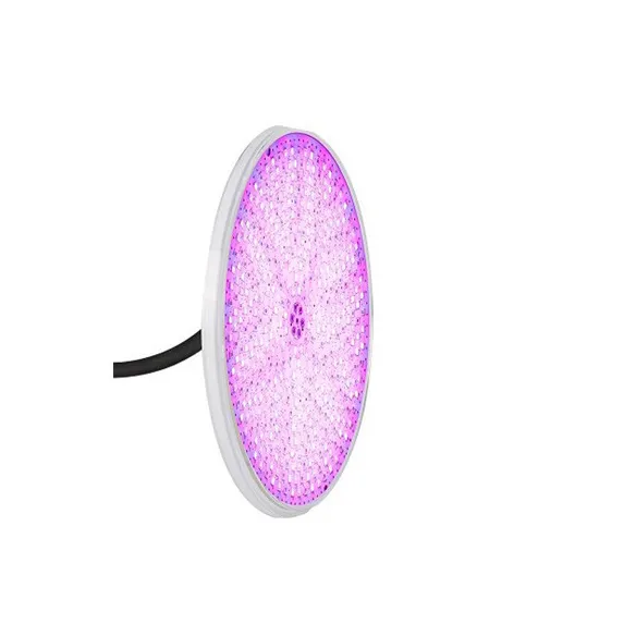 PACK Complete concrete swimming pool niche + LED disc filled with resin PAR56 35W in RGB ON/OFF - 11