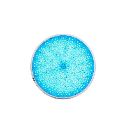 PACK Revestimento completo de nicho de piscina, fibra e betão + disco LED cheio de resina PAR56 35W em RGB ON/OFF - 8