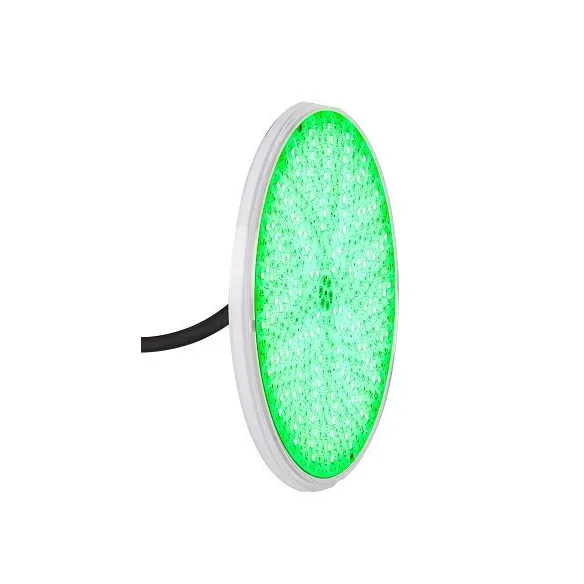 PACK Piscine complète niche liner, fibre et béton + disque LED rempli de résine PAR56 35W en RGB ON/OFF - 10