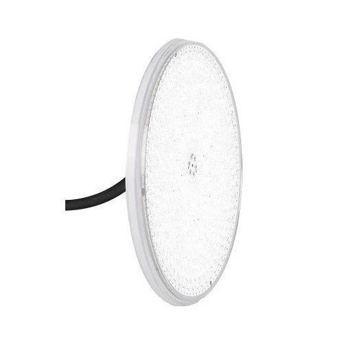 PACK Piscine complète niche liner, fibre et béton + disque LED rempli de résine PAR56 35W en Blanc 6000K - 9