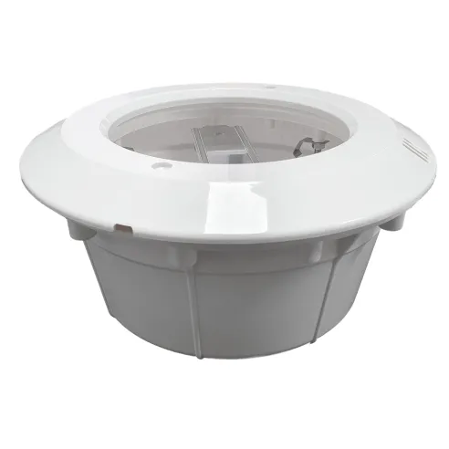PACK Revestimento completo de nicho de piscina, fibra e betão + disco LED cheio de resina PAR56 35W em Branco 6000K - 6