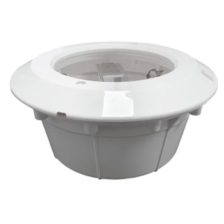 PACK Revestimento completo de nicho de piscina, fibra e betão + disco LED cheio de resina PAR56 35W em Branco 6000K - 6