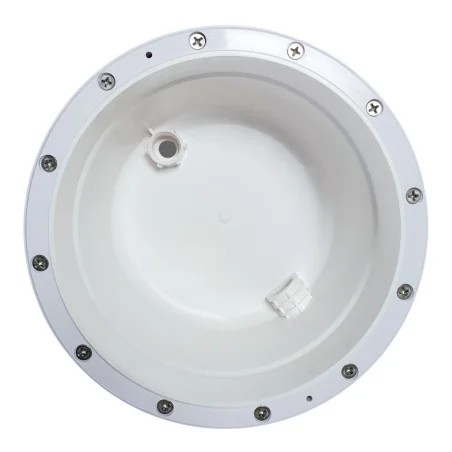 PACK Revestimento completo de nicho de piscina, fibra e betão + disco LED cheio de resina PAR56 35W em Branco 6000K - 7