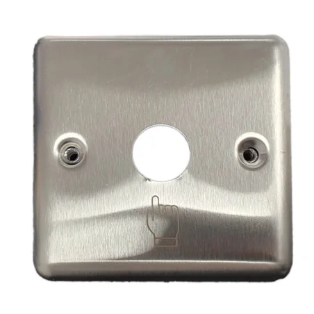 Caja superficie para pulsador piezoeléctrico de 22 mm acero inoxidable - 1