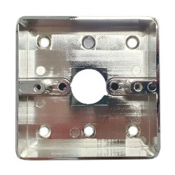 Caja superficie para pulsador piezoeléctrico de 22 mm acero inoxidable - 1 2