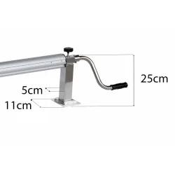 Enrollador de acero para pared o suelo 2