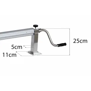 Enrollador de acero para pared o suelo 2