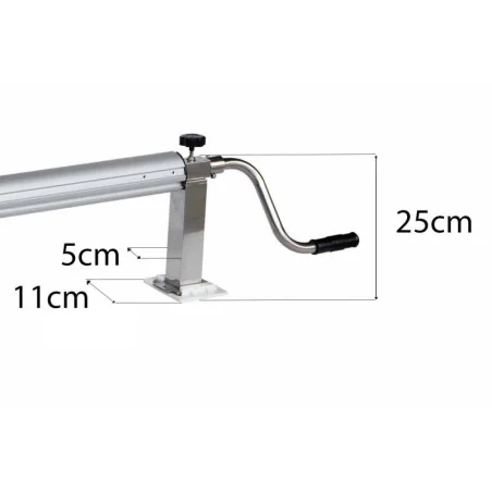 Enrolador de manivela para piscinas no solo e acima do solo - 2