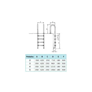Wall Ladder with Anode Slaughtering Kit - 1 2
