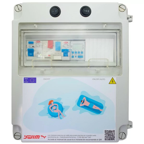 Electrical panel for swimming pool with transformer - 2