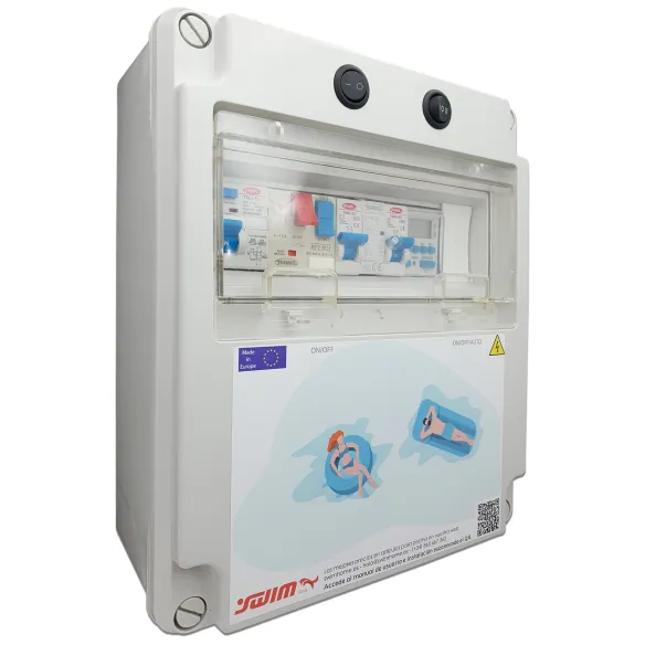 Cuadro eléctrico para piscina con transformador apto para Clorador - 12