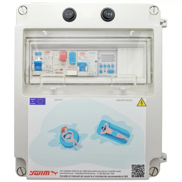 Cuadro eléctrico para piscina con transformador y Contactor para motor - 2 -