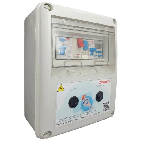 Tableau électrique pour piscine avec transformateur 60W DC 1