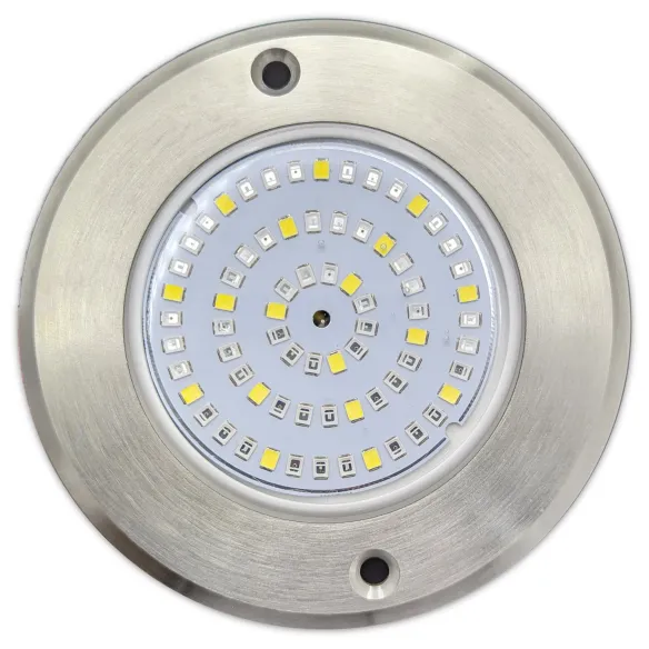 Foco LED Mini Para Piscina En Acero Inoxidable 5 Hilos RGBW 11CM De Diámetro 6W 12V/DC - 1