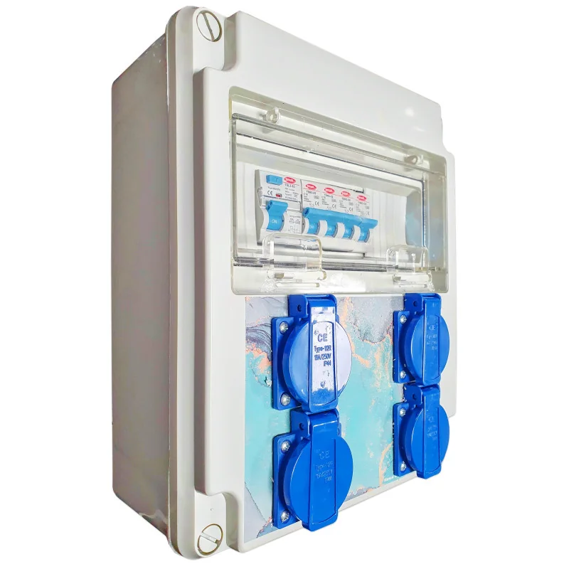Quadro eléctrico com 4 tomadas - 2
