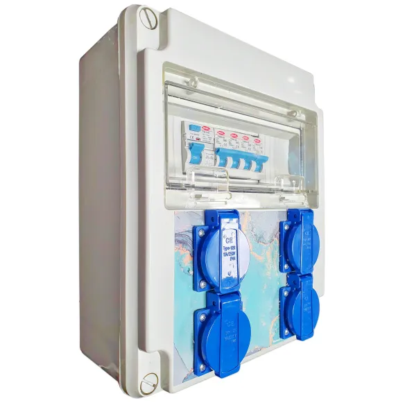 Electrical Panel with 4 Sockets - 2