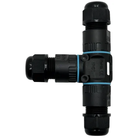 Conector De Cable Estanco Conexión Hembra Macho Con Forma T | 2 Pines 0.5-1.5mm² IP68 - 2